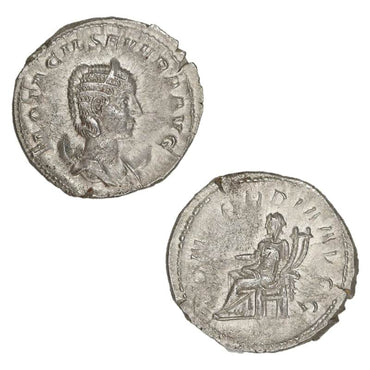 Ancient Rome, Otacilia Severa 244-249AD Silver Antoninanus