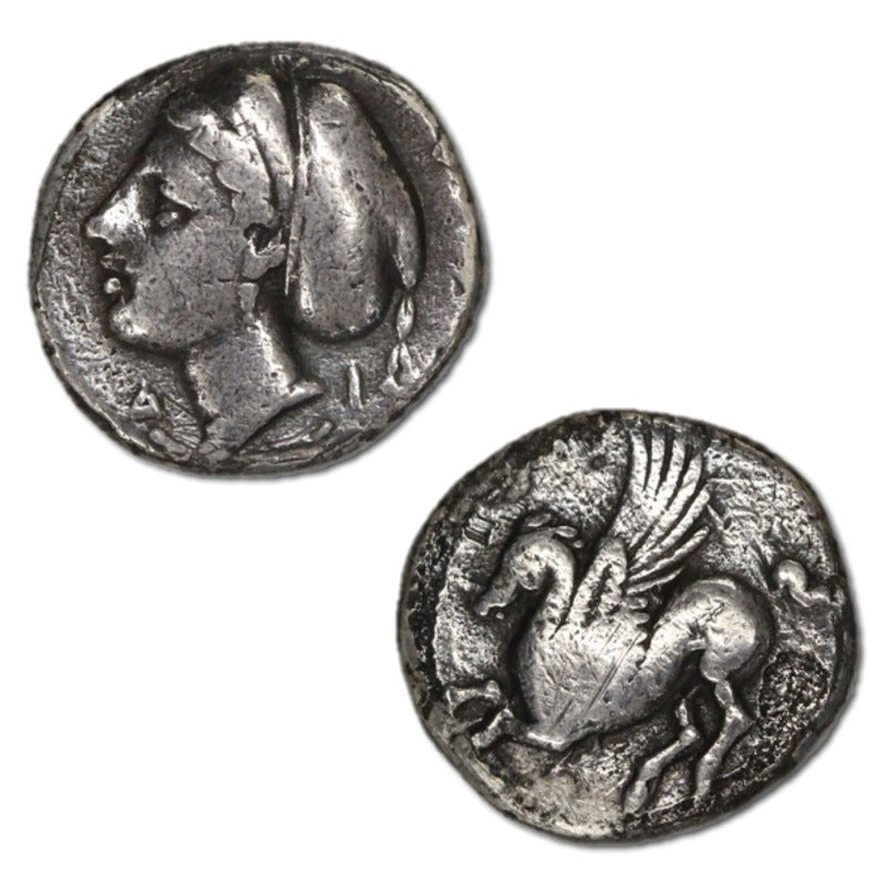 Greece, Corinthia c.350-300BC Silver Drachm
