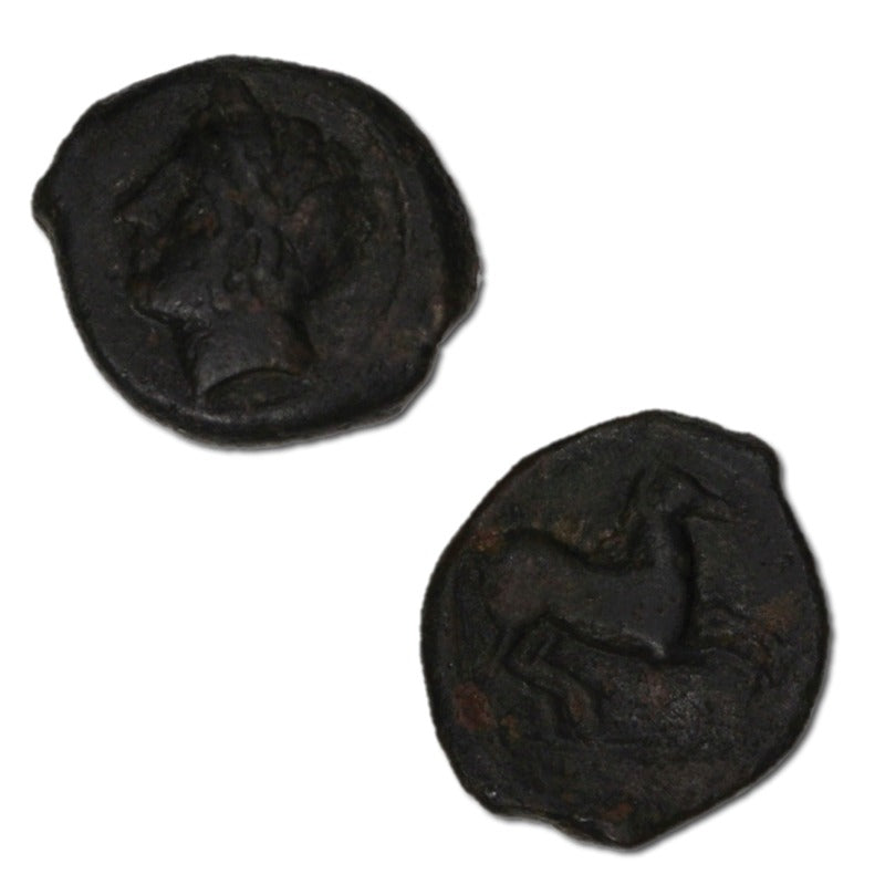 Greece, Zeugitania, Carthage c.400-350BC AE18