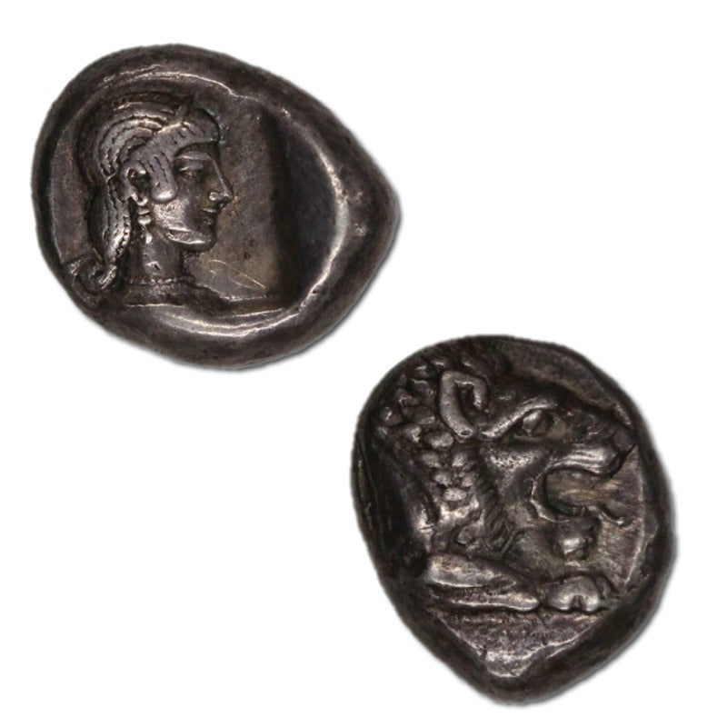 Greece, Caria, Knidos 465-449BC Silver Drachm