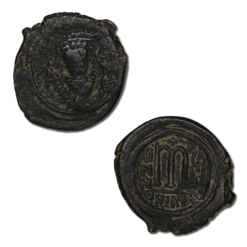 Byzantine, Tiberius II, 578-582AD Bronze Follis