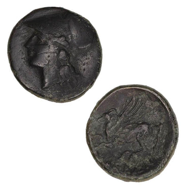 Italy, Bruttium, Locri Epizephyrii 300-268BC AE24