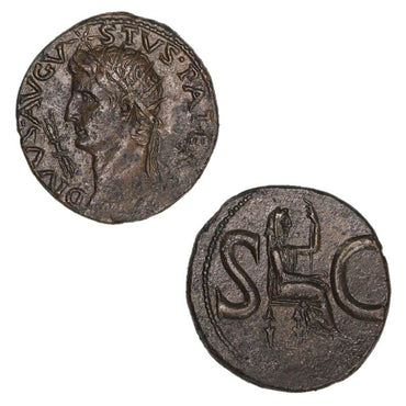 Ancient Rome, Augustus 27BC-14AD Bronze Assarion