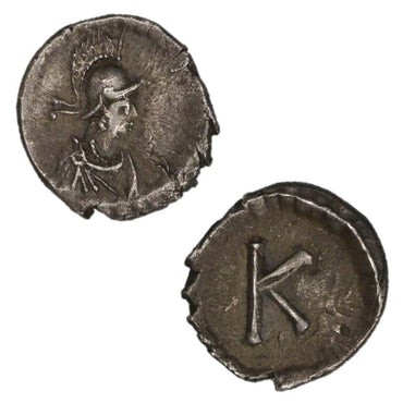 Byzantine Empire Justinian I 'The Great' 530AD Silver Third Siliqua