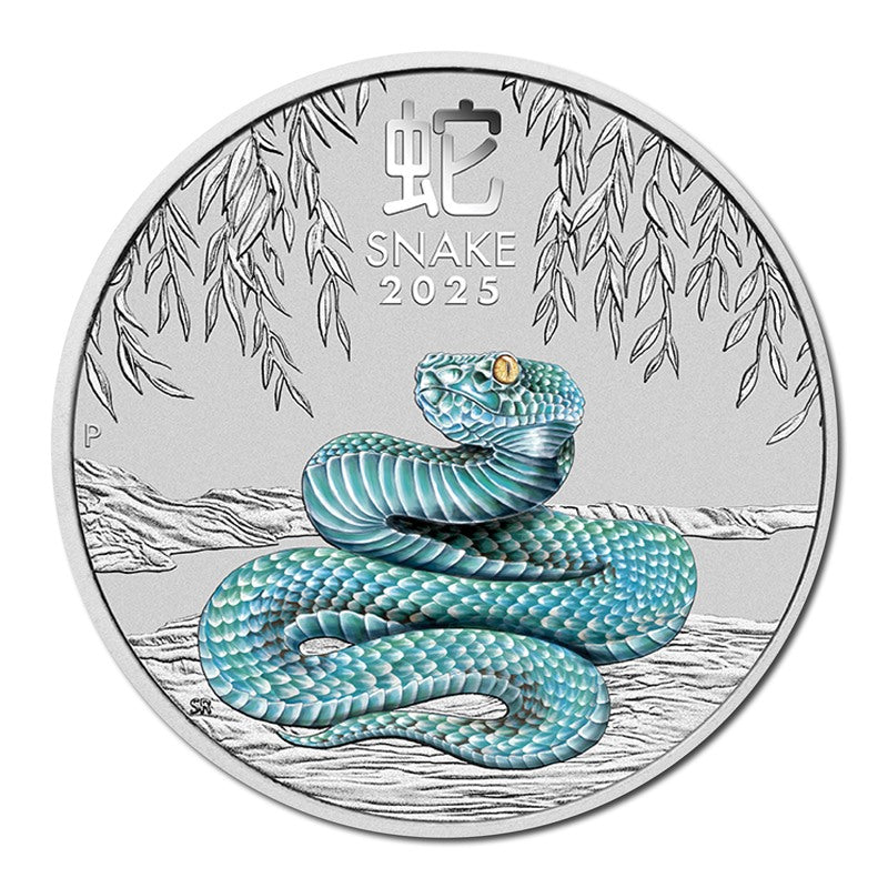 2025 Year of the Snake 1/4oz Silver Coloured - ANDA Sydney