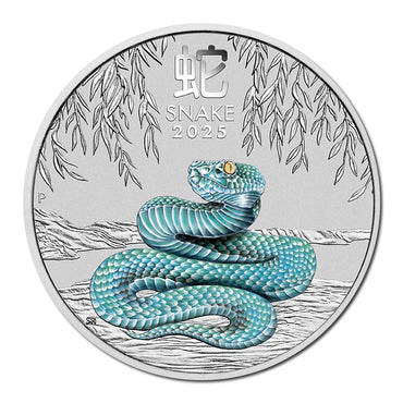 2025 Year of the Snake 1/4oz Silver Coloured - ANDA Sydney
