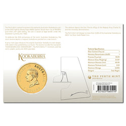 2025 Kookaburra 1oz Silver Gold Plated with Privy - ANDA Sydney