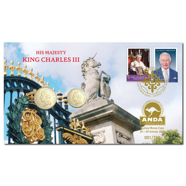 PNC 2025 King Charles III $1 & $2 - Sydney ANDA Expo Overprint