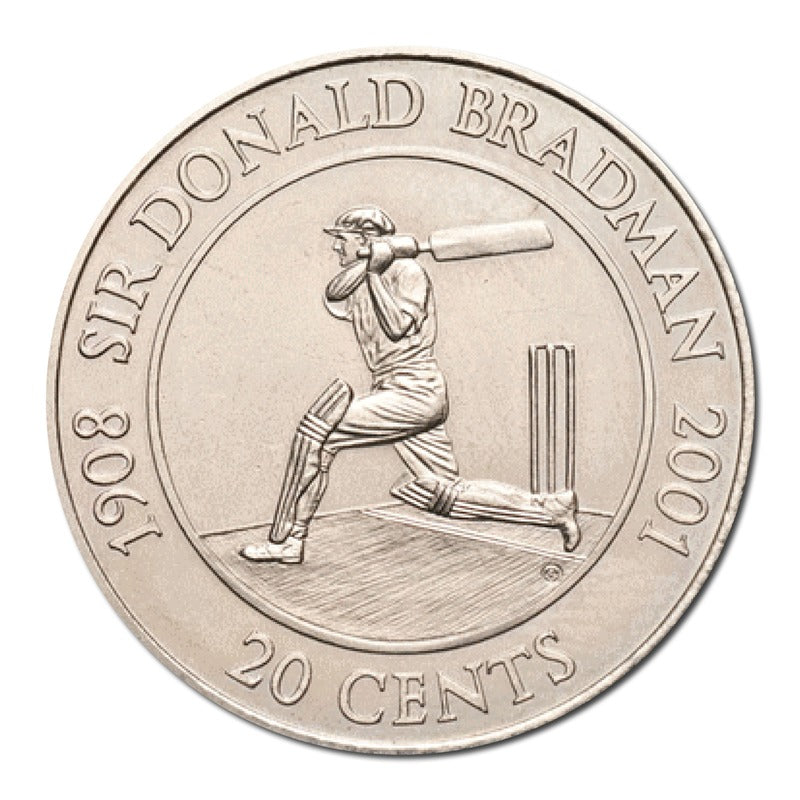 20c 2001 Bradman - Single UNC