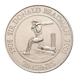 20c 2001 Bradman - Single UNC