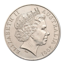 20c 2001 Bradman - Single UNC