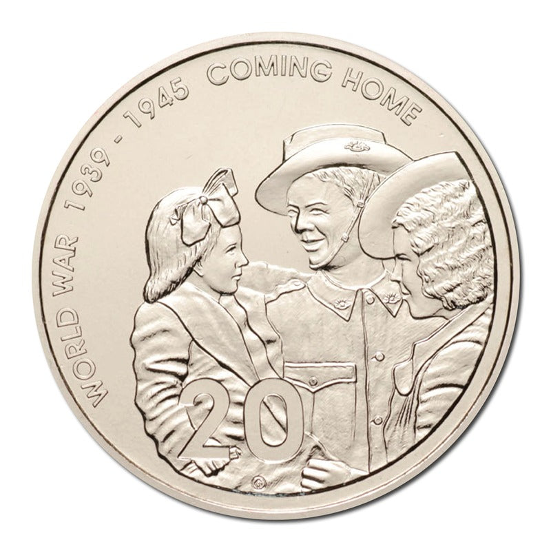 20c 2005 End of WWII Coming Home - Single UNC