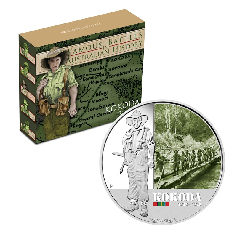 2011-12 Famous Battles in Australian History - Set of 5 Silver 1oz