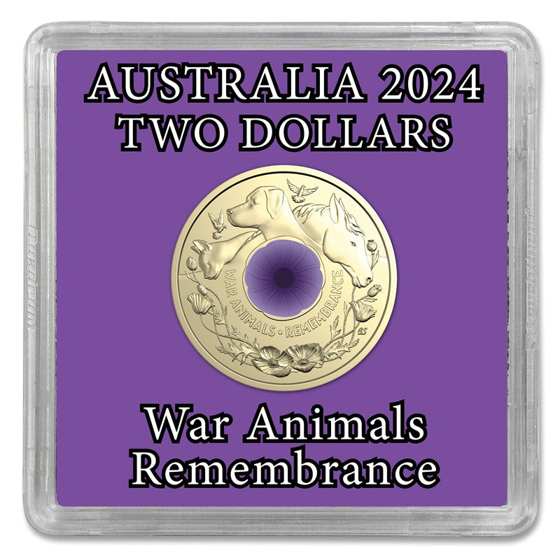 $2 2024 War Animals Remembrance UNC