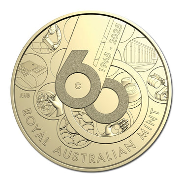 $1 2025 RAM 60th Anniversary 'C' Mintmark Set of 5