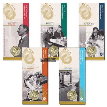 $1 2025 RAM 60th Anniversary 'S' Counterstamp Set of 5