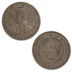 Australia 1930 Penny nVF/VF+