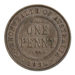 Australia 1930 Penny nVF/VF+