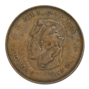 Australia 1945Y. Perth Penny Error Double Struck