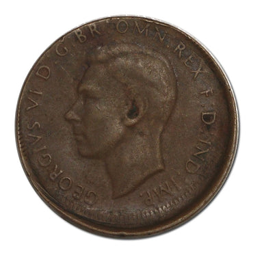 Australia 1948 Y. Halfpenny Error 12% Mistrike