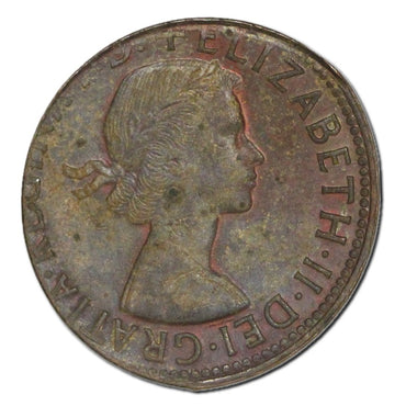 Australia 1963 Y. Halfpenny Error Struck on a 4.75g Planchet