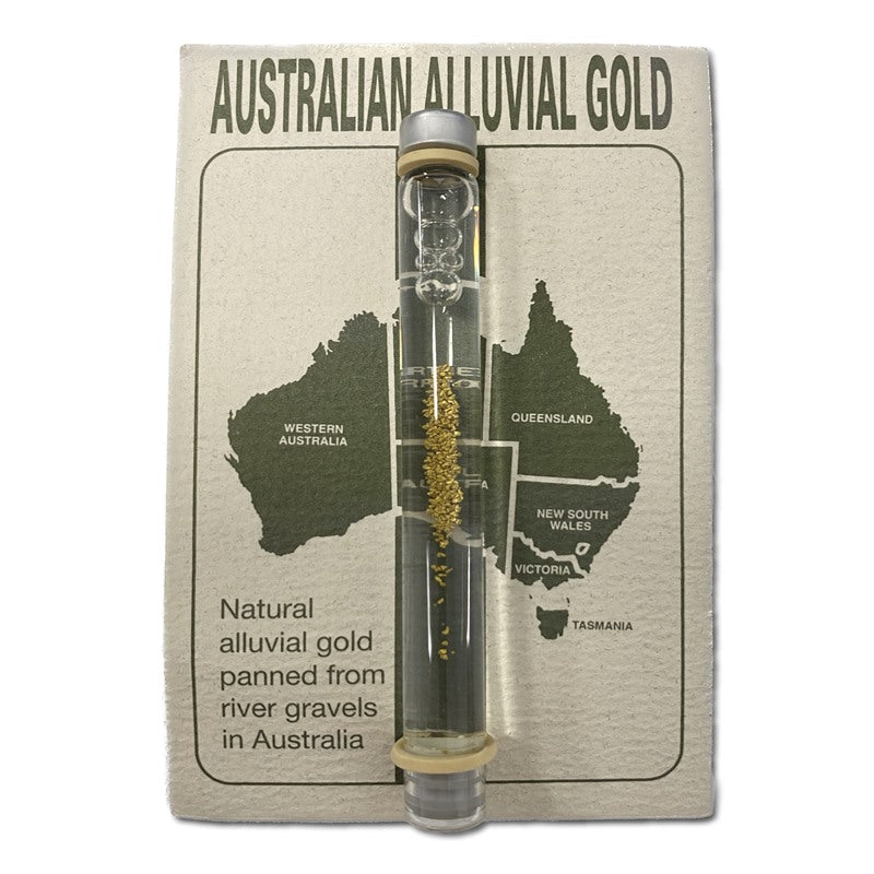 Australian Natural Alluvial Gold Vial