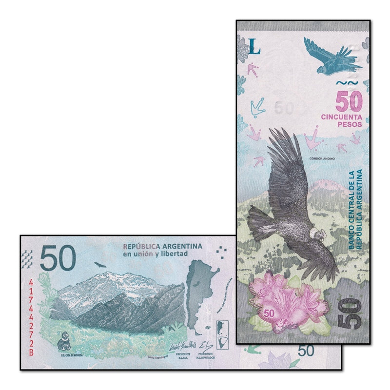 Argentina 2020 50 Pesos P.363 CFU