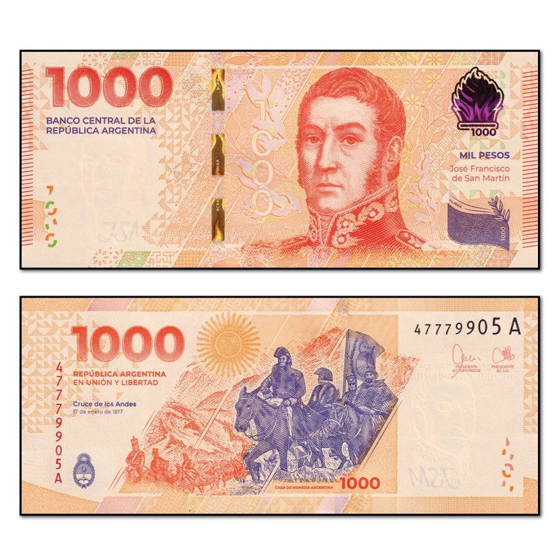 Argentina 2023 1000 Pesos P.367 CFU
