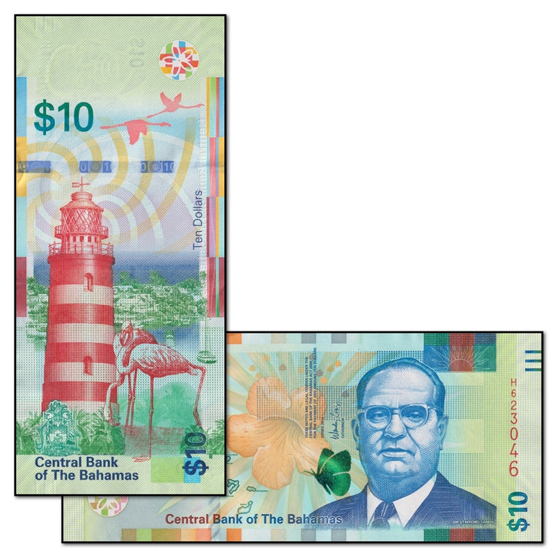 Bahamas 2016 10 Dollars P.79 CFU