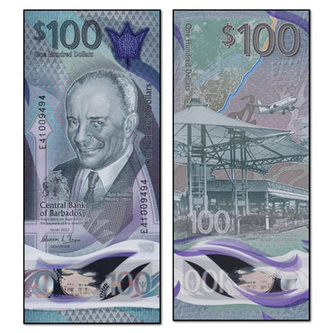 Barbados 2022 100 Dollars P.85 CFU