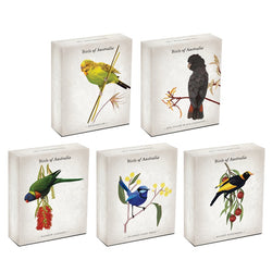 2013 Birds of Australia - 5 Coin 1/2oz Silver Proof Set