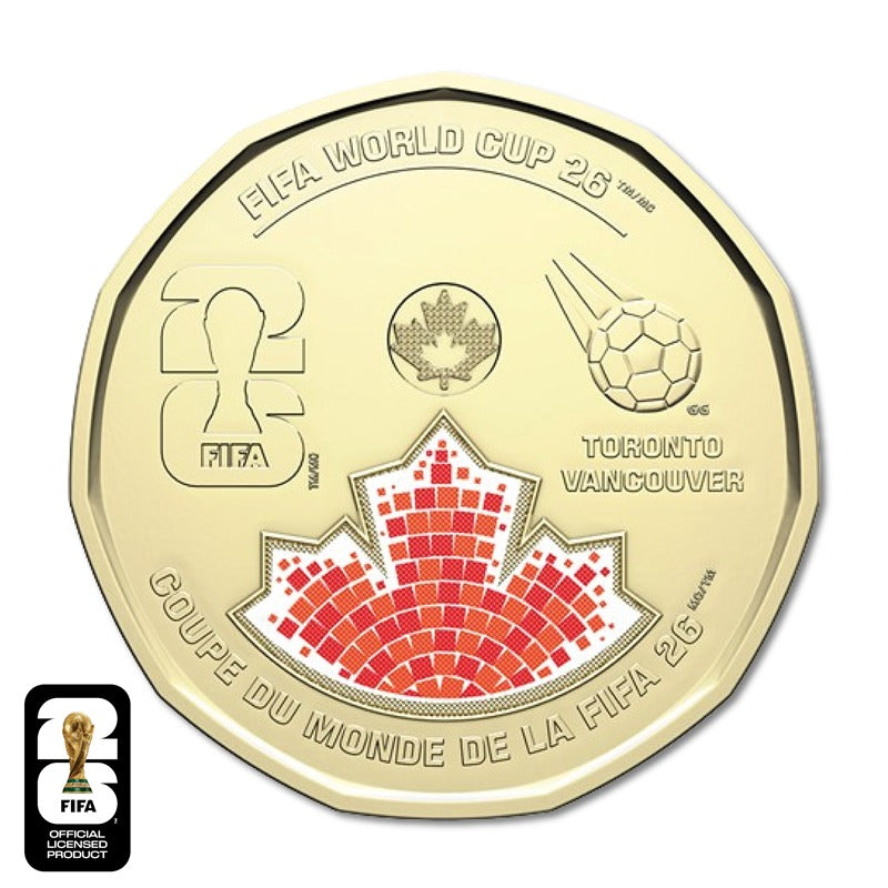 Canada 2026 Coloured One Dollar FIFA World Cup 2026™ - PRE ORDER