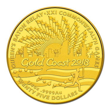 $25 2017 Queen's Baton Relay Gold Proof