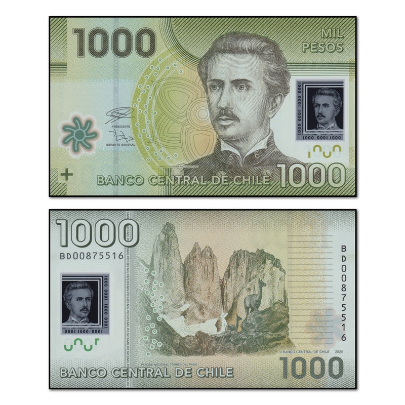 Chile 2020 1000 Pesos P.161K CFU