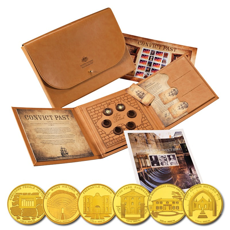 $5 2011 Australia's Convict Past 6 Coin Gold Proof Set