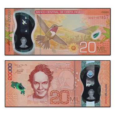 Costa Rica 2018 20,000 Colones P.284 CFU