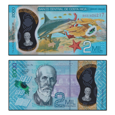 Costa Rica 2018 2000 Colones P.281 CFU