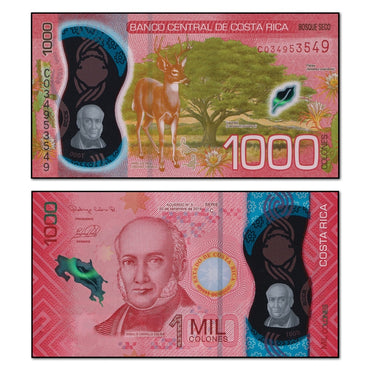 Costa Rica 2019 1000 Colones P.280 CFU