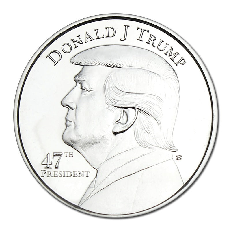 Donald J Trump 47th President 1oz Silver Medal