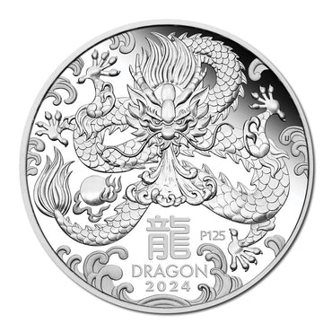 2024 Year of the Dragon Silver Proof Coins