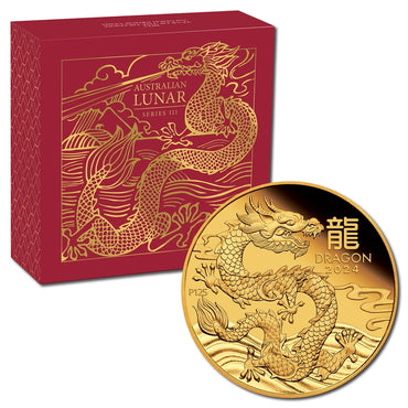 Australia 2024 Year of the Dragon Gold Proof Coins