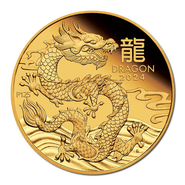Australia 2024 Year of the Dragon Gold Proof Coins