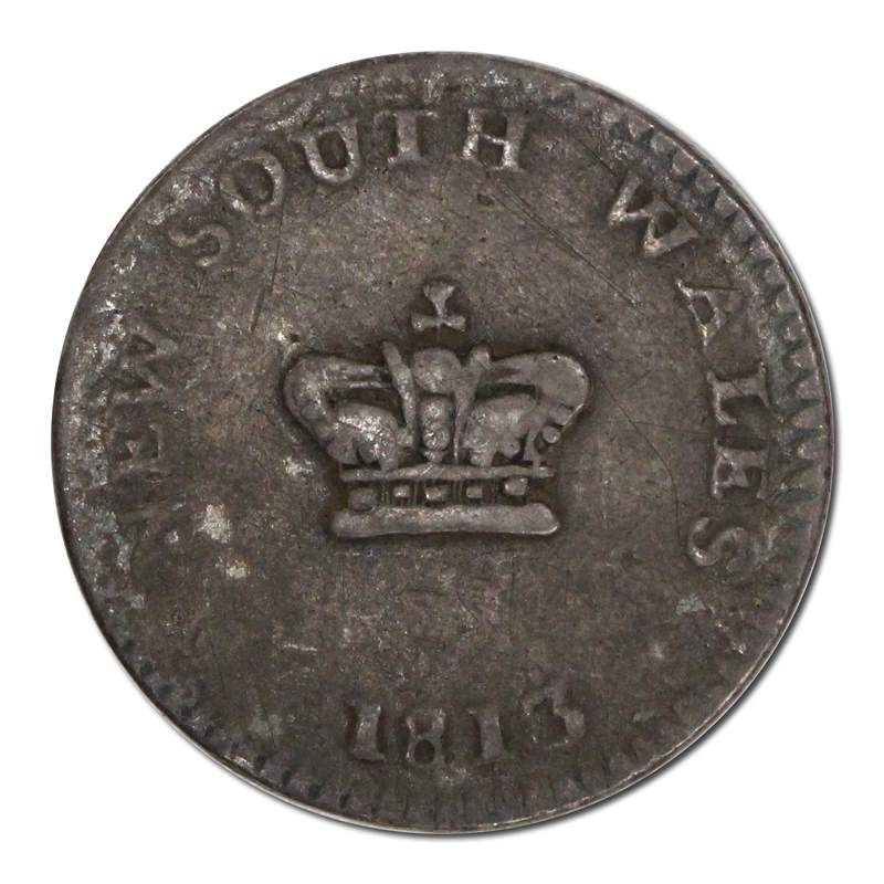 New South Wales 1813 Colonial Dump A1 Type Fine