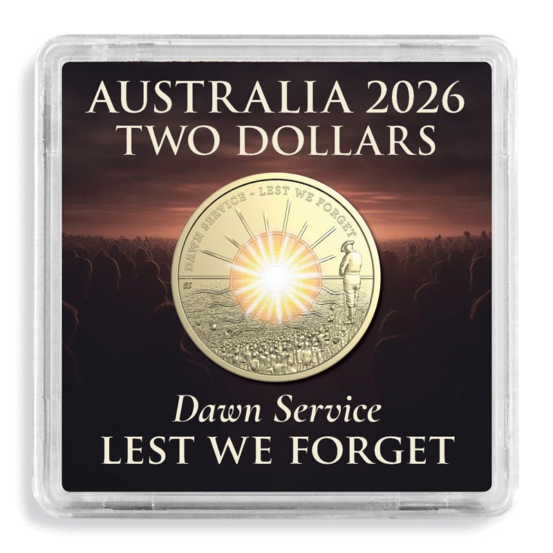 $2 2026 Dawn Service Coloured UNC Cased