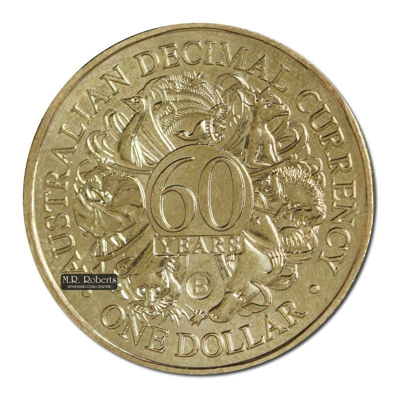 $1 2026 60th Anniversary Decimal Currency 'B' Brisbane Counterstamp Set of 5
