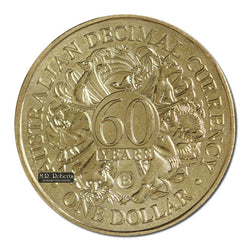 $1 2026 60th Anniversary Decimal Currency 'B' Brisbane Counterstamp Set of 5