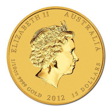 2012 Year Of The Dragon 1/10oz Gold UNC
