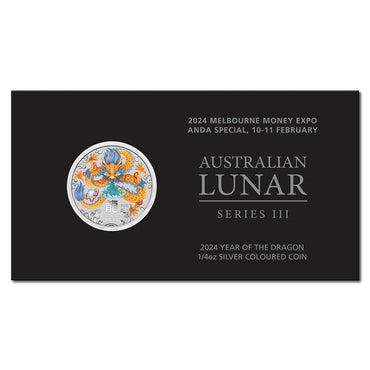 2024 Year of the Dragon 1/4oz Silver Coloured - ANDA Melbourne