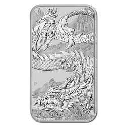 2023 Dragon 1oz Silver Rectangular Coin UNC