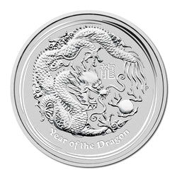 2012 Year of the Dragon $30 Silver Kilo